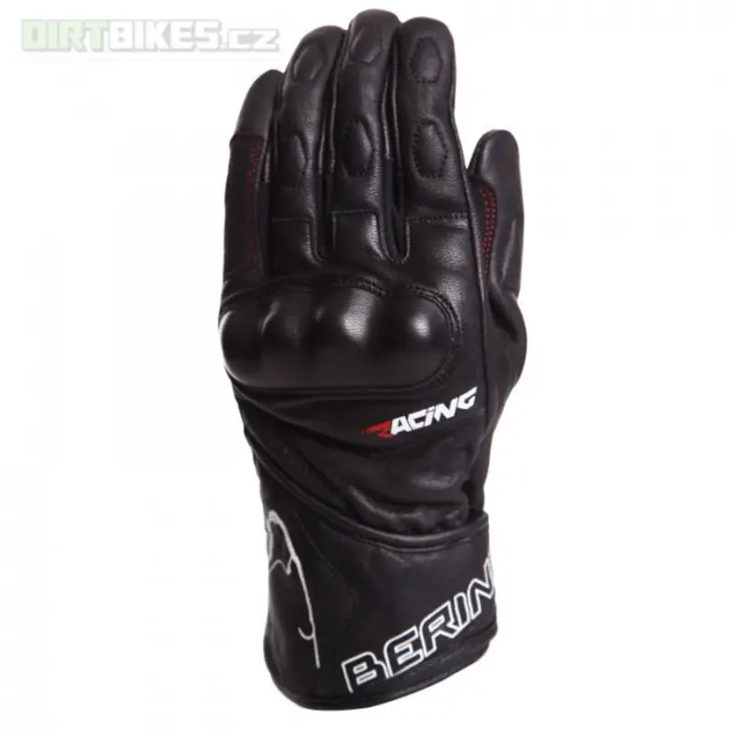Must-Have BERING Pánské kožené moto rukavice TROOP-R černé