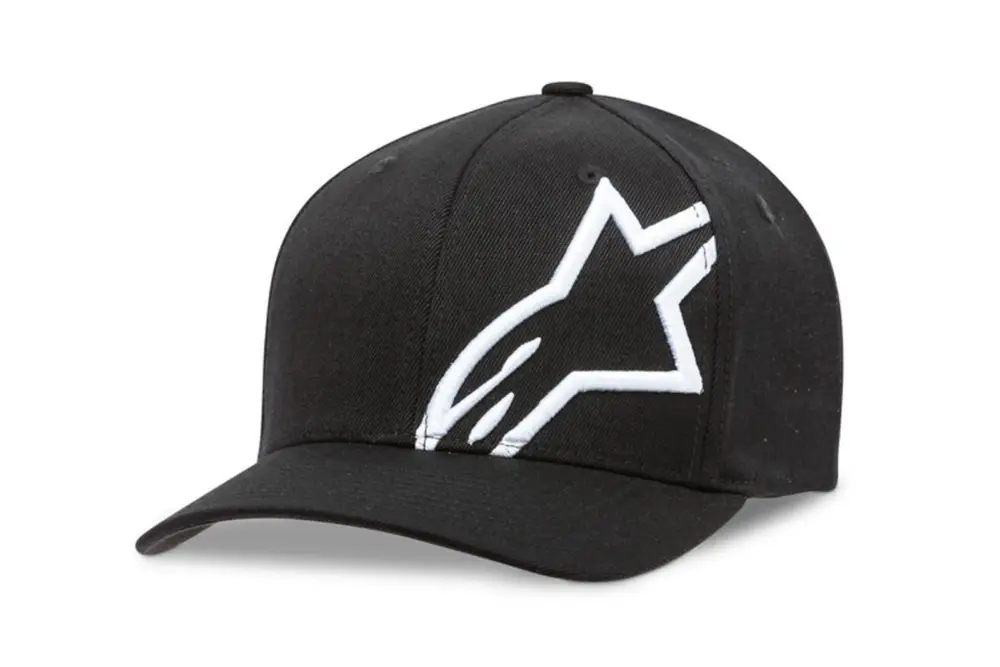 ALPINESTARS kšiltovka CORP SHIFT 2 černá bílá Vysoce Kvalitní