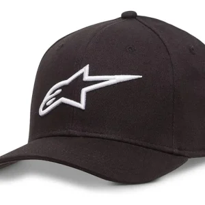 ALPINESTARS kšiltovka AGELESS černá bílá Vysoce Kvalitní