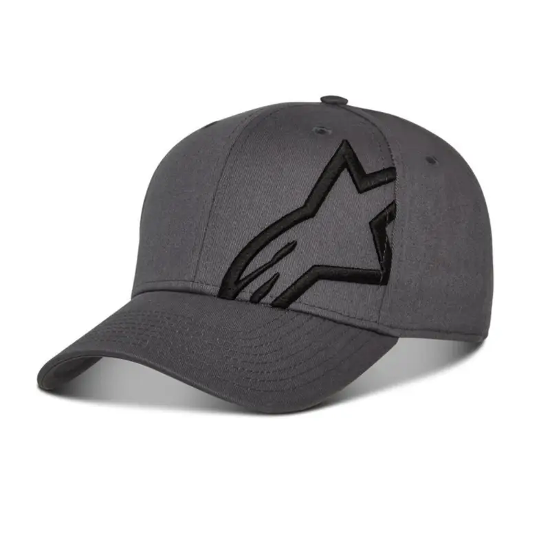 ALPINESTARS kšiltovka CORP SNAP 2 HAT šedá černá Vrácení Zdarma