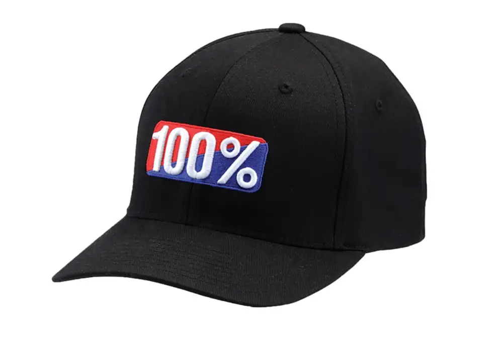 Akce 100% kšiltovka CLASSIC Flexfit černá