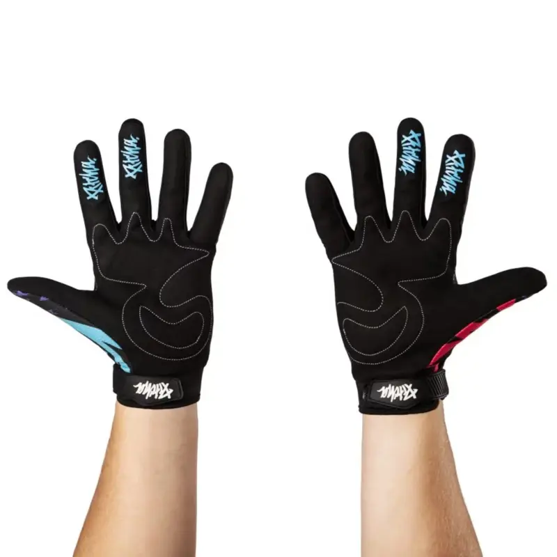 Časově Omezené PITCHA moto rukavice FADER blue pink