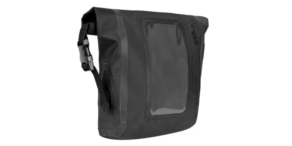 tankbag na motocykl AQUA MINI M2, OXFORD (černá, s magnetickou základnou, objem 2 l) Víkendová Akce