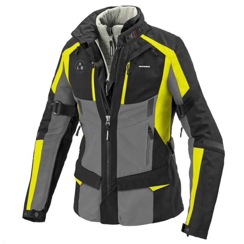 bunda 4SEASON EVO dámská, SPIDI (černá/šedá/fluo žlutá) Hit Sezóny