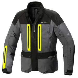 bunda TRAVELER 3, SPIDI (černá/šedá/žlutá fluo) Tovární Cena