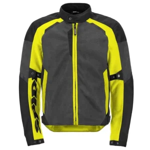 bunda TEK NET, SPIDI (černá/šedá/žlutá fluo) Cenově Výhodný