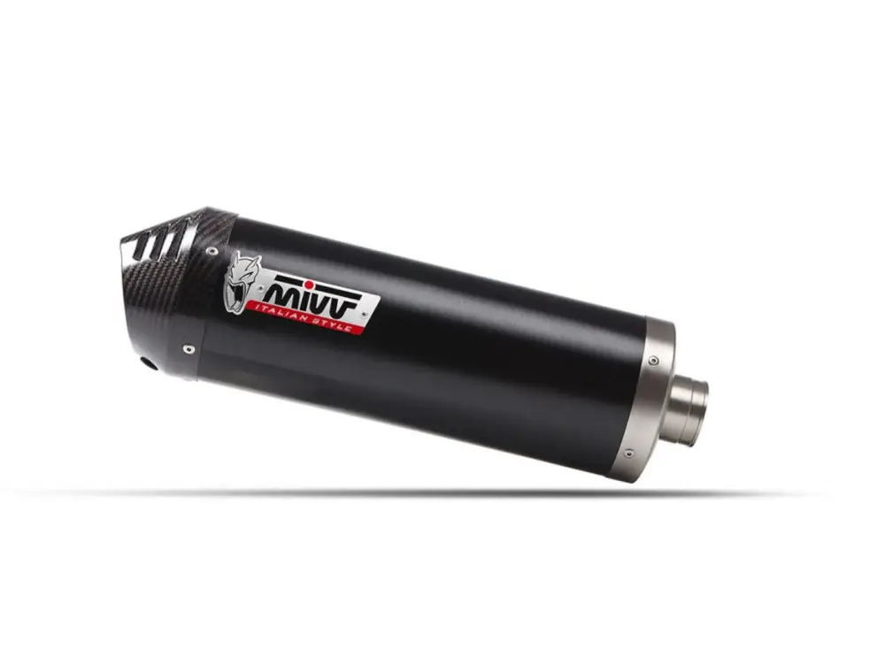 Cenový Hit Koncovka výfuku MIVV OVAL KT.023.LVC Black / Carbon cap