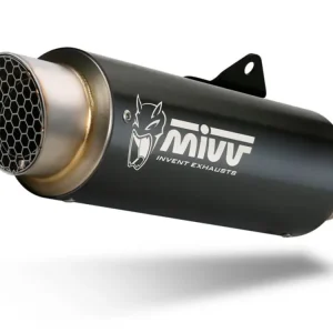 2 koncovky výfuku MIVV GP PRO D.038.LXBP Černá ocel Must-Have