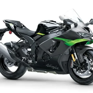 KAWASAKI NINJA ZX-10R MY26 Metallic Matte Graphenesteel Gray / Metallic Spark Black / Lime Green Sleva