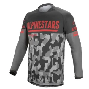 ALPINESTARS dres VENTURE R (šedá camo/červená fluo/černá) Nakupujte Hned