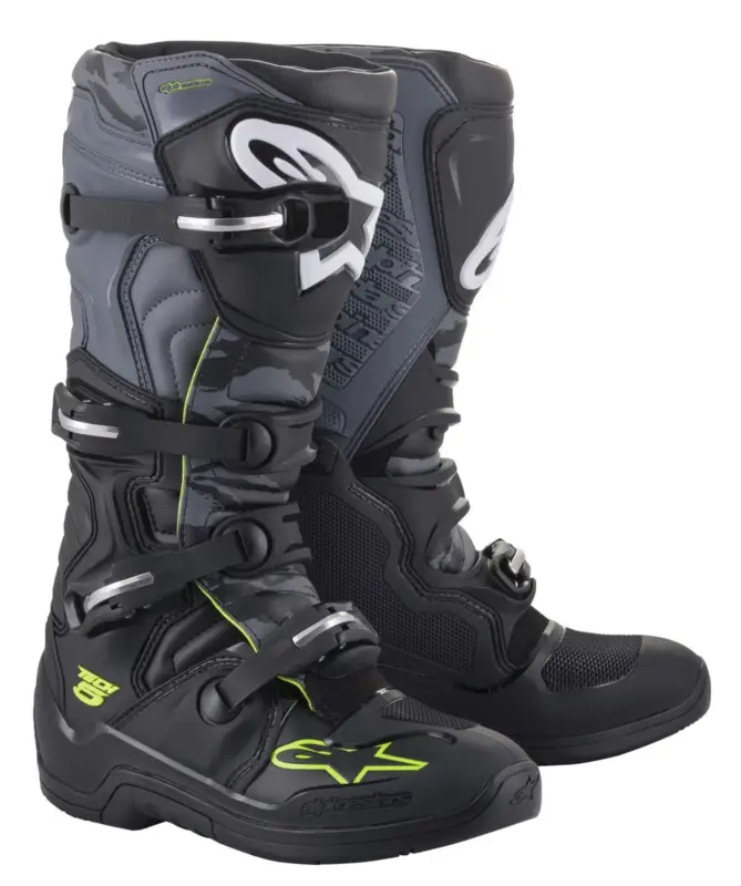 ALPINESTARS boty TECH 5 (černá/šedá/žlutá fluo) Výprodej