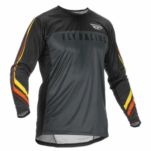 Autentický dres LITE, FLY RACING - USA (metal/červená/žlutá)