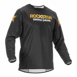 dres KINETIC ROCKSTAR, FLY RACING - USA (černá/zlatá) Sezónní Sleva