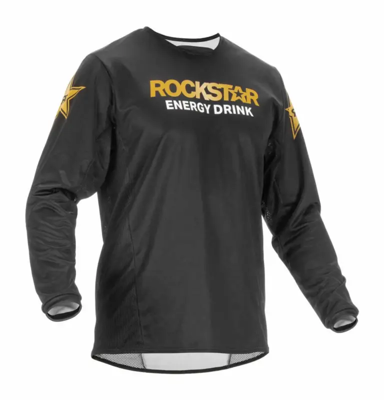 dres KINETIC ROCKSTAR, FLY RACING - USA (černá/zlatá) Sezónní Sleva