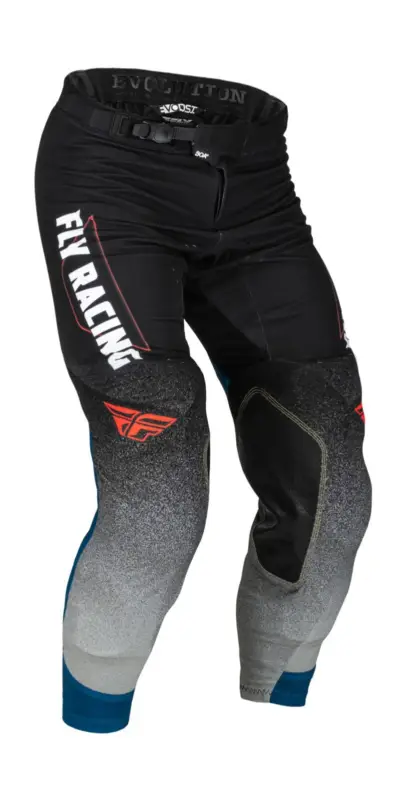 Cenově Výhodný kalhoty EVOLUTION DST. FLY RACING - USA 2023 (černá/šedá/modrá)