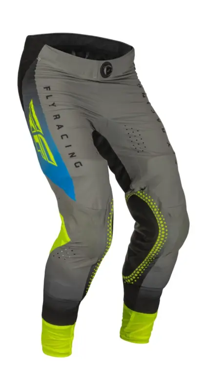 Top Prodej kalhoty LITE, FLY RACING - USA 2023 (šedá/modrá/hi-vis)