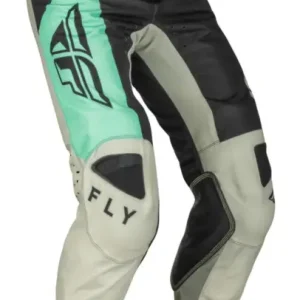 Originální kalhoty KINETIC JET, FLY RACING - USA 2023 (černá/mint/šedá)