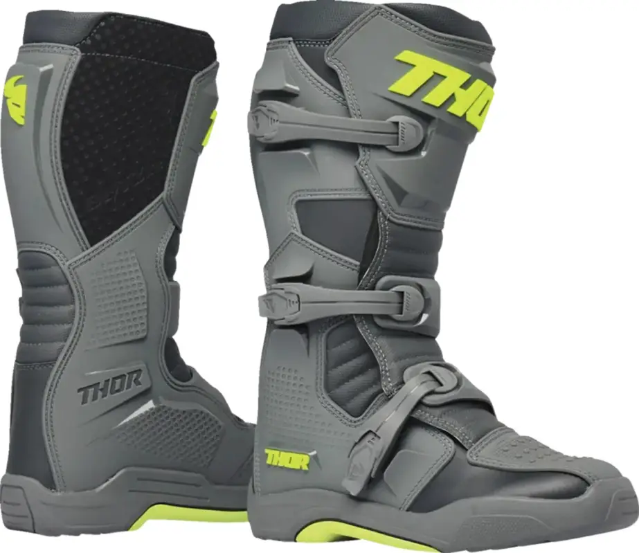 Sezónní Sleva THOR Dětské moto boty THOR BLITZ XR MX šedá/žlutá