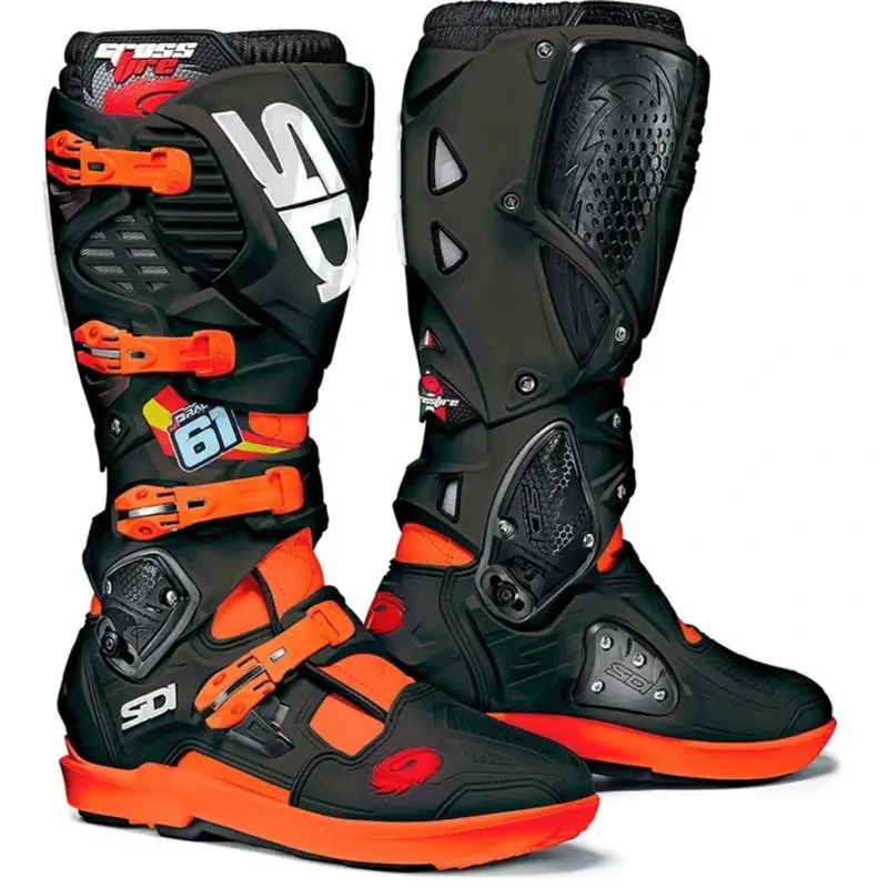 Nízká Cena SIDI motokrosové boty CROSSFIRE 3 SRS 61 PRADO orange fluo/black