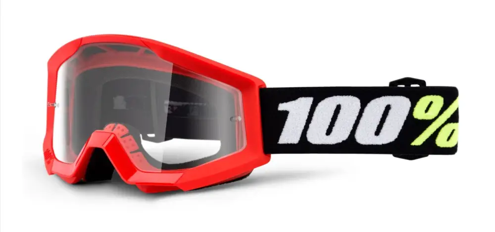 brýle Strata Mini Gron Red, 100% dětské (čiré plexi) Nízká Cena