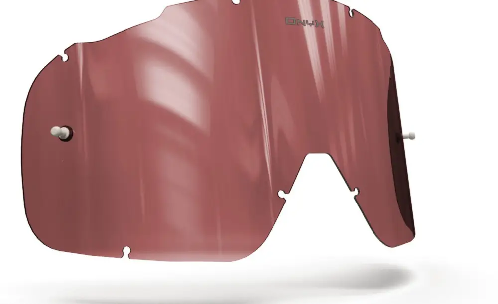 Expresní Doručení plexi pro brýle FOX RACING AIRSPC, ONYX LENSES (červené s polarizací)