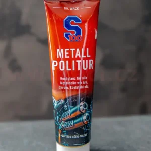 S100 leštěnka na chrom, hliník a kovové povrchy - Metallpolitur 100 ml Aktuální
