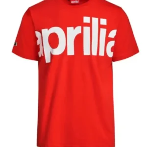 Nejprodávanější APRILIA Pánské tričko Big Logo červené