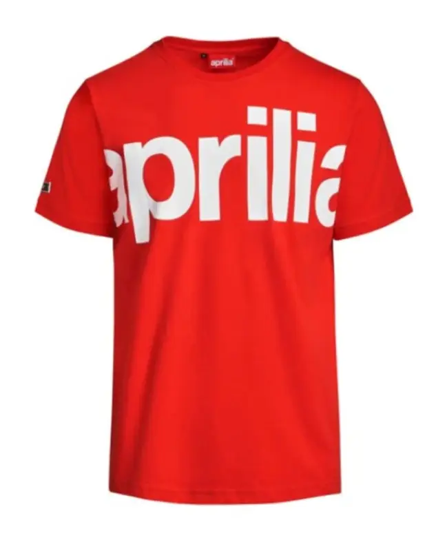 Nejprodávanější APRILIA Pánské tričko Big Logo červené