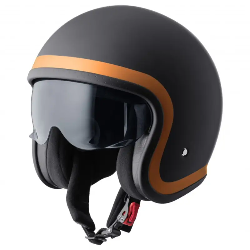 Značkový Otevřená helma GMS RIDE ZG11702 matně černo-oranžová S
