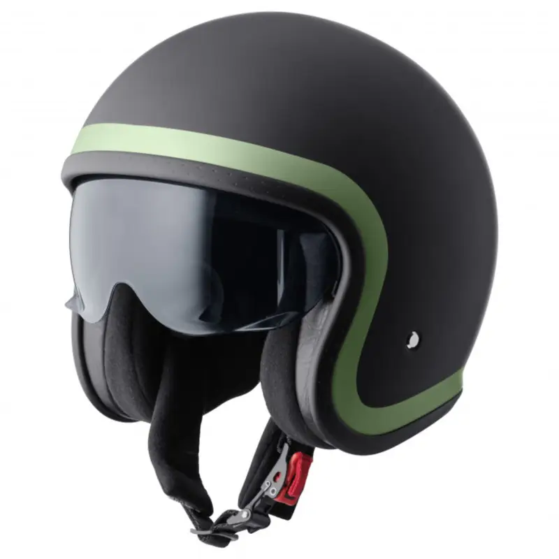 Vrácení Zdarma Otevřená helma GMS RIDE ZG11702 černo-tmavě zelená XS