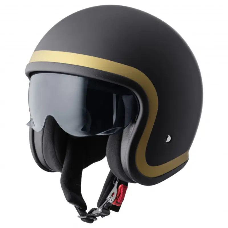Značkový Otevřená helma GMS RIDE ZG11702 matná černo-zlatá XL