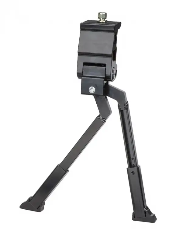 Stojánek TRANZ-X 130 středový stavitelný Al na elektrokolo 24"-29" Autentický