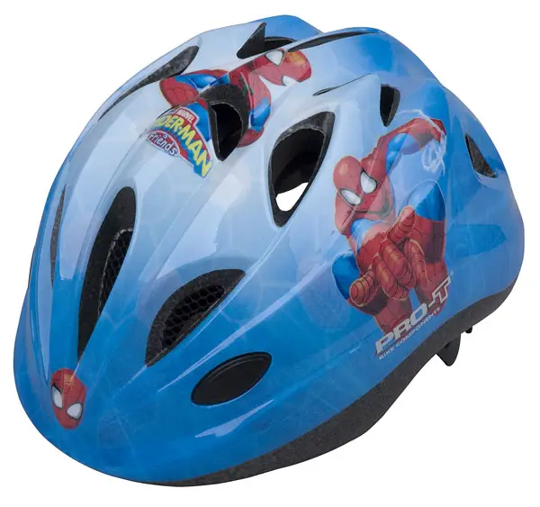 Vrácení Zdarma Přilba PRO-T Plus Toledo In mold dětská modrá, Spider man