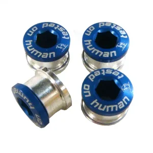 šrouby do převodníku ShamanRacing 5mm, 4ks modré Ověřený