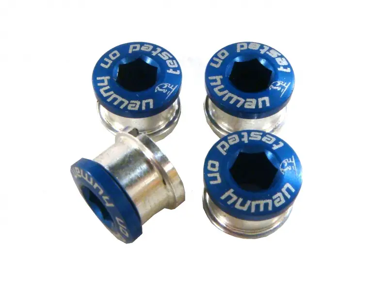 šrouby do převodníku ShamanRacing 5mm, 4ks modré Ověřený