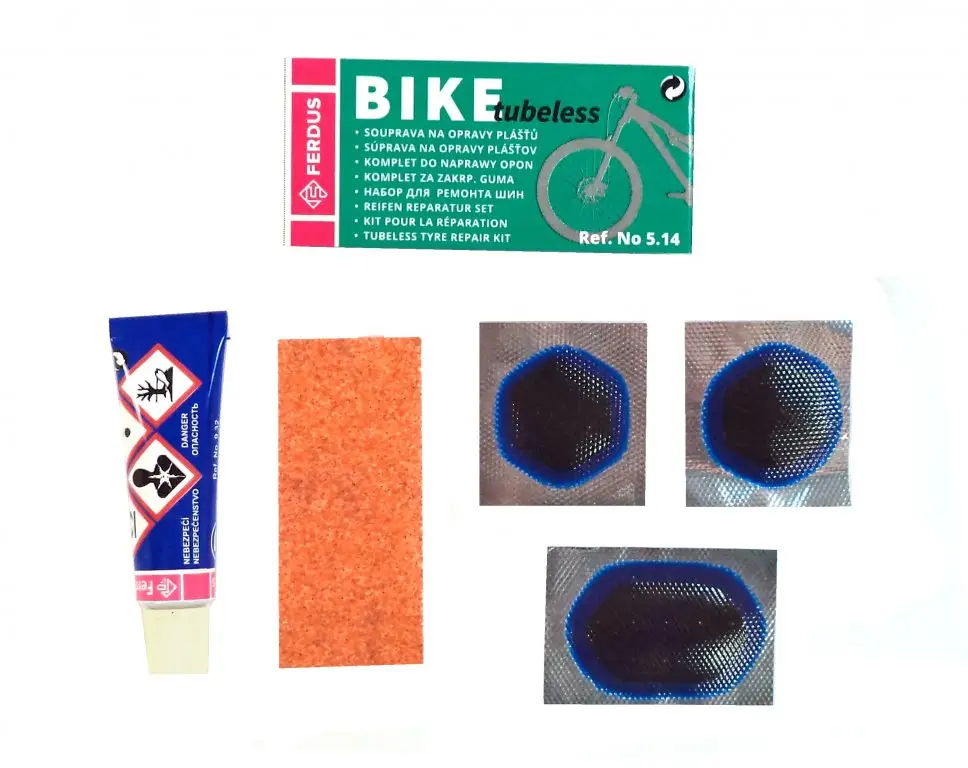 Výhodná Nabídka lepení Ferdus BIKE tubeless-souprava