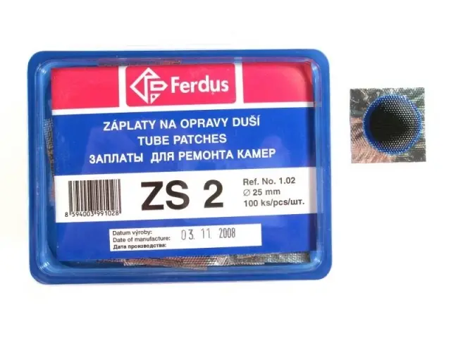 záplaty Ferdus ZS 2 25mm 100ks Nejlepší Cena