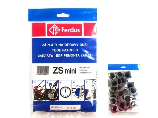 záplaty Ferdus ZS mini 30 100ks Nakupujte Hned