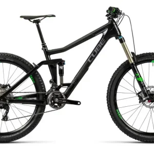 Víkendová Akce Celoodpružené kolo Cube Stereo 160 C:62 Race carbon'n' green 2024