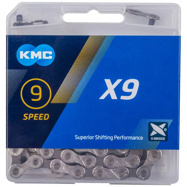 řetěz KMC X9.73 šedý 114 článků Vrácení Zdarma