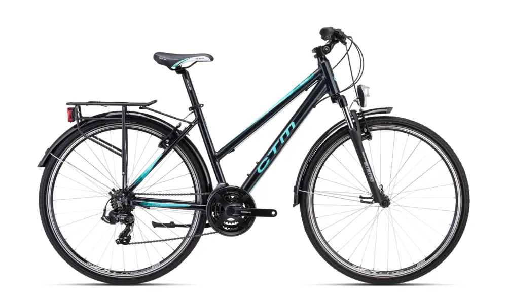 CTM MAXIMA 1.0 trek 2023 tmavě antracitová perleť / tyrkysová Nejlepší Cena