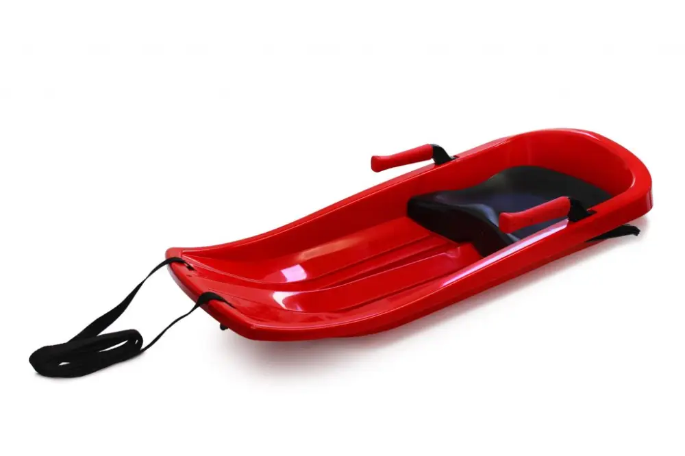 kluzák Plastkon Flash se sedátkem červený Horká Nabídka