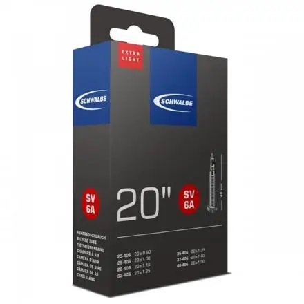 duše SCHWALBE SV6A extra lehké 20"x0.90-1.50 (23/40-406) FV/40mm Poslední Šance