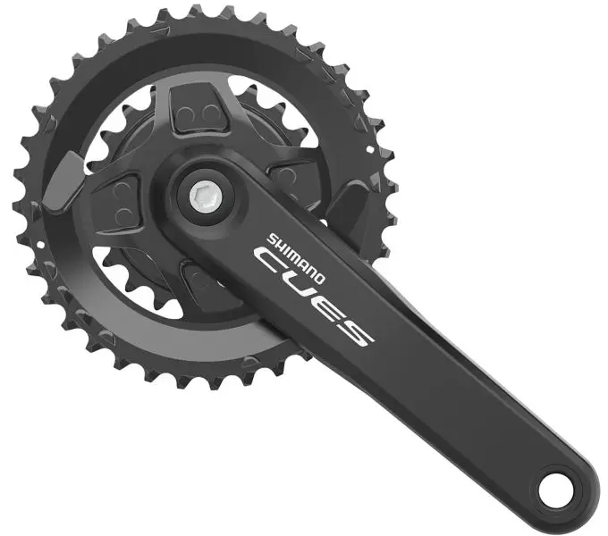 Hit Sezóny kliky Shimano CUES FC-U4000 2x9/10/11 36x22z 175mm boost černé original balení