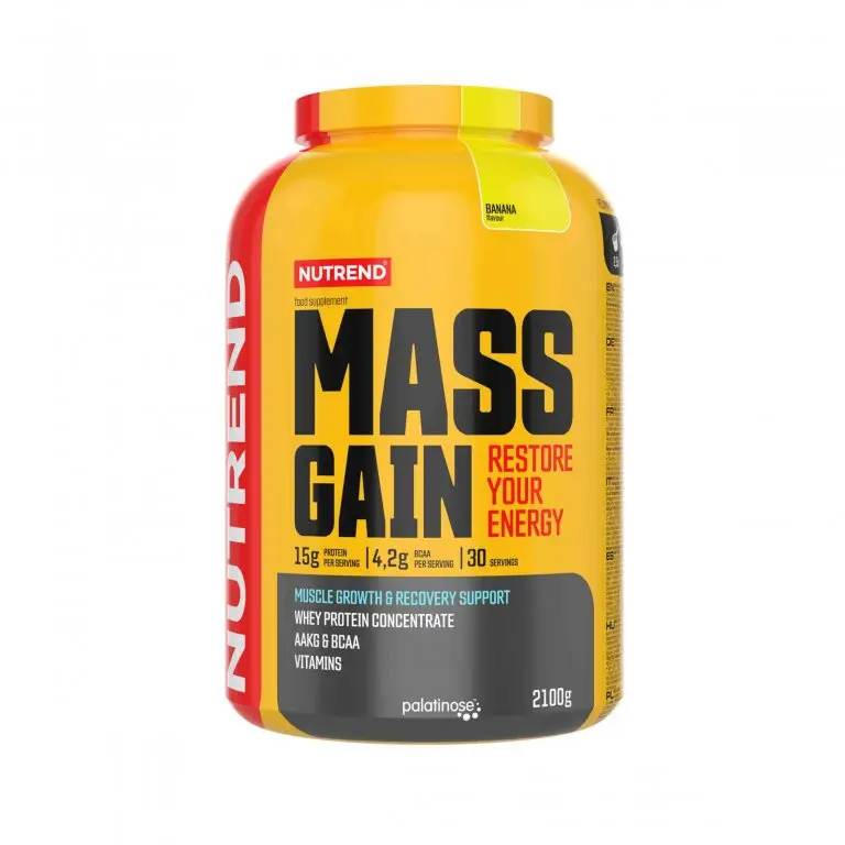 Dokud Zásoby Vydrží nápoj Nutrend Mass Gain 2100g banán