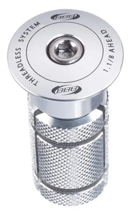 zátka BBB BAP-03 PowerHead 11/8 stříbrná Výprodej