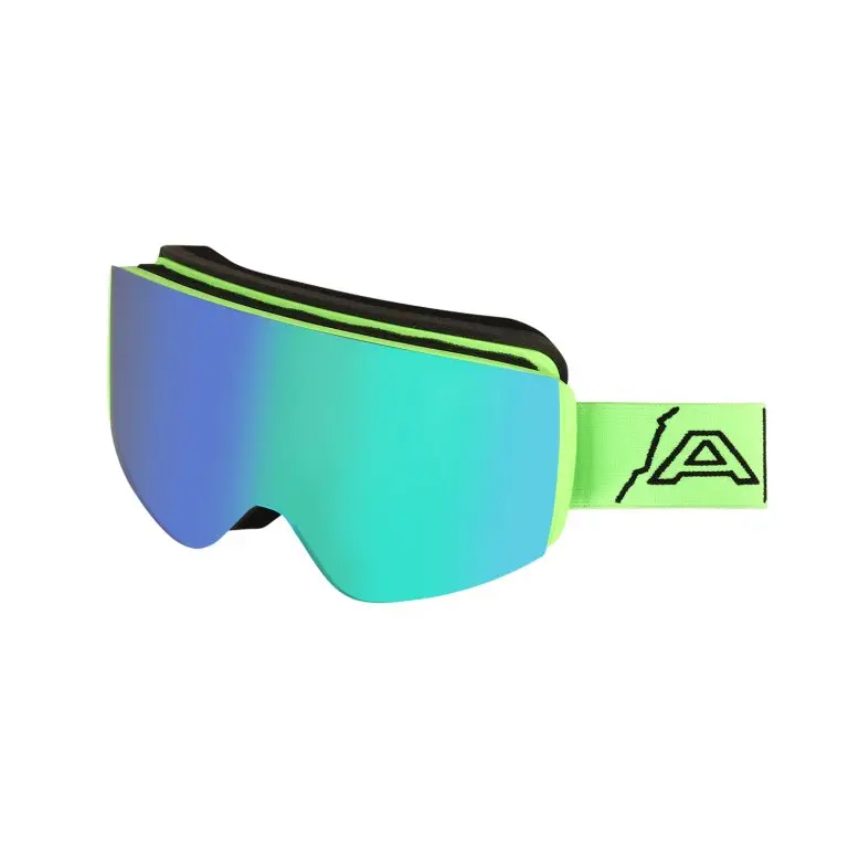 brýle lyžařské dětské ALPINE PRO GROWO zelené Nejlepší Cena