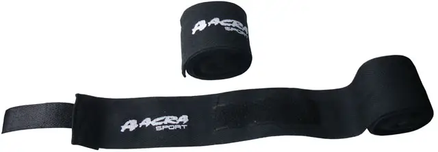 bandáž na ruce pro bojové sporty Acra černá Cenově Výhodný