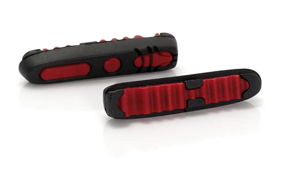 špalíky-gumičky XLC BS-X04 černo/červené 55mm 2páry Bezpečná Platba