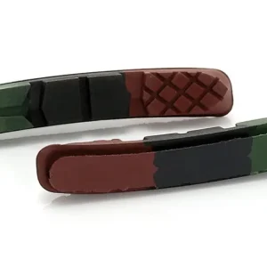 Nejprodávanější špalíky-gumičky XLC BS-X09 zeleno/černo/hnědé 72mm BS-Plus 2páry